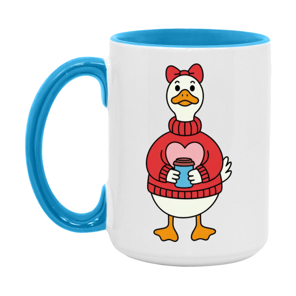 Silly Goose Mug, Silly Goose Valentine Mug, 11Oz Or 15Oz Ceramic Coffee Mug