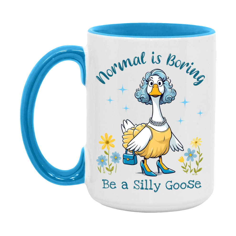 Silly Goose Mug, Funny Goose Coffee Mug, 11Oz Or 15Oz Ceramic Cup