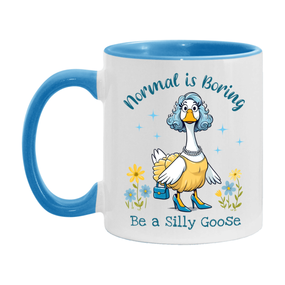 Silly Goose Mug, Funny Goose Coffee Mug, 11Oz Or 15Oz Ceramic Cup