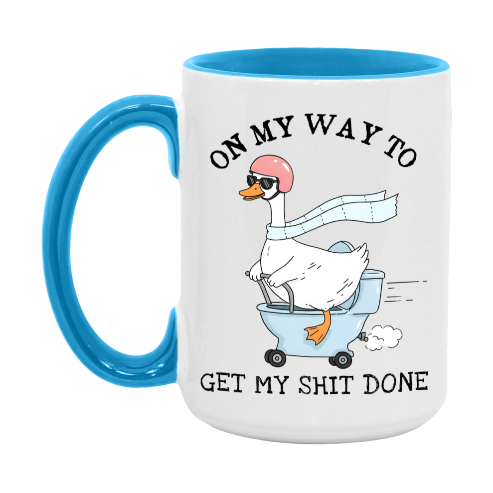 Silly Goose Mug, Funny Goose Coffee Mug, 11Oz Or 15Oz Ceramic Cup