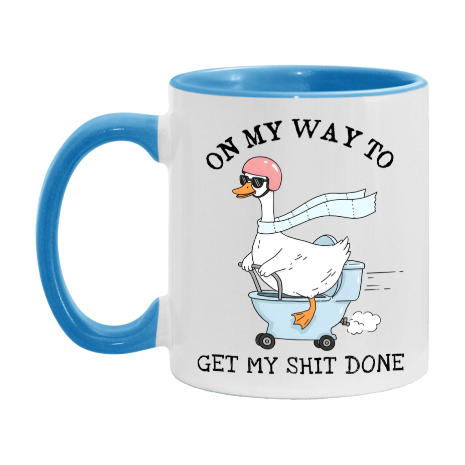 Silly Goose Mug, Funny Goose Coffee Mug, 11Oz Or 15Oz Ceramic Cup