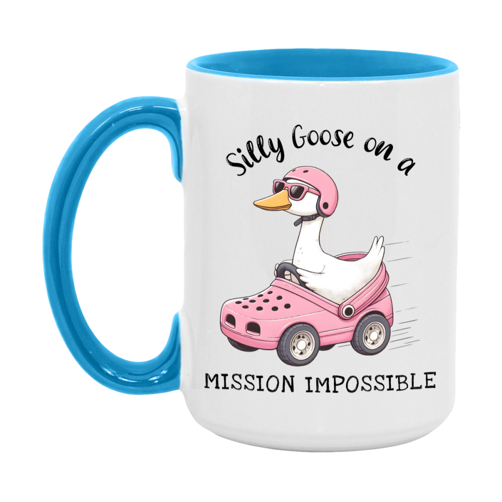 Silly Goose Mug, Funny Goose Coffee Mug, 11Oz Or 15Oz Ceramic Cup