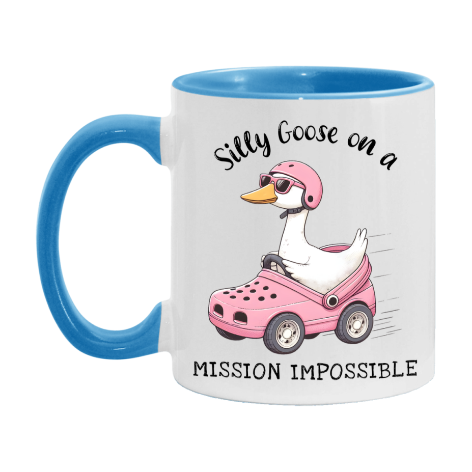 Silly Goose Mug, Funny Goose Coffee Mug, 11Oz Or 15Oz Ceramic Cup