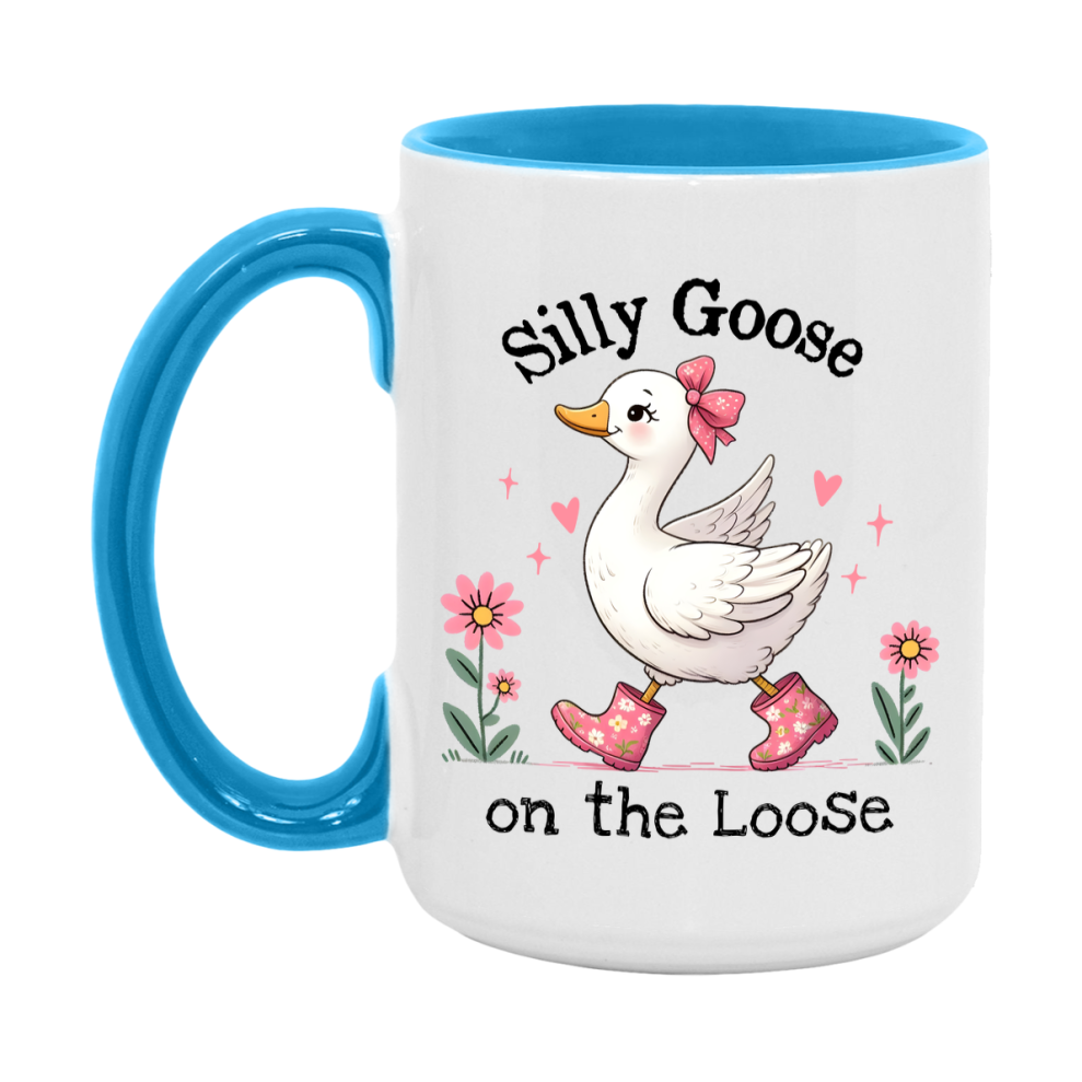 Silly Goose Mug, Funny Goose Coffee Mug, 11Oz Or 15Oz Ceramic Cup