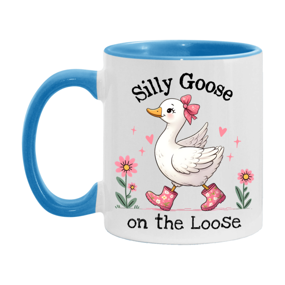 Silly Goose Mug, Funny Goose Coffee Mug, 11Oz Or 15Oz Ceramic Cup