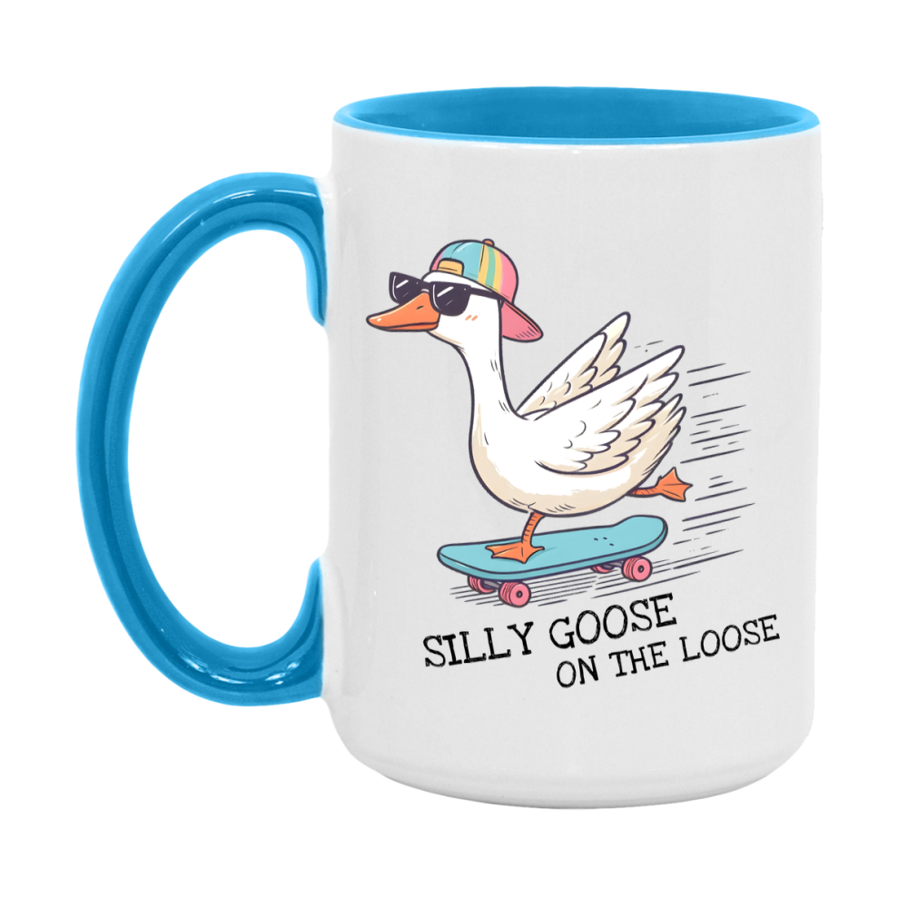 Silly Goose Mug, Funny Goose Coffee Mug, 11Oz Or 15Oz Ceramic Cup