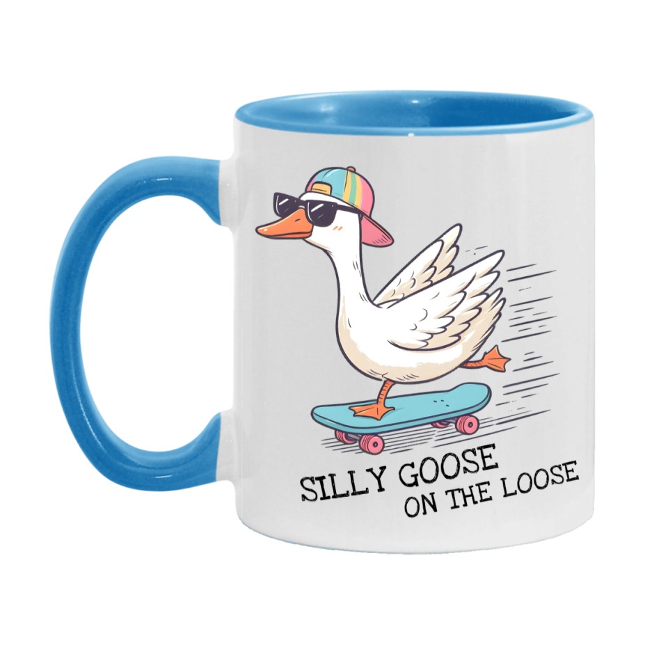 Silly Goose Mug, Funny Goose Coffee Mug, 11Oz Or 15Oz Ceramic Cup