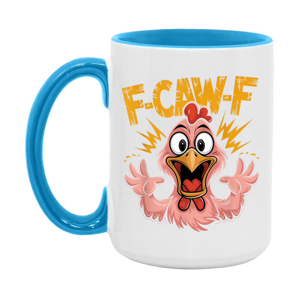 F Caw F Mug, Funny Bird Coffee Mug, 11Oz Or 15Oz Ceramic Cup