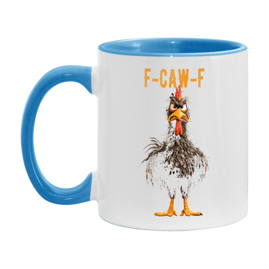 F Caw F Mug, Funny Bird Coffee Mug, 11Oz Or 15Oz Ceramic Cup