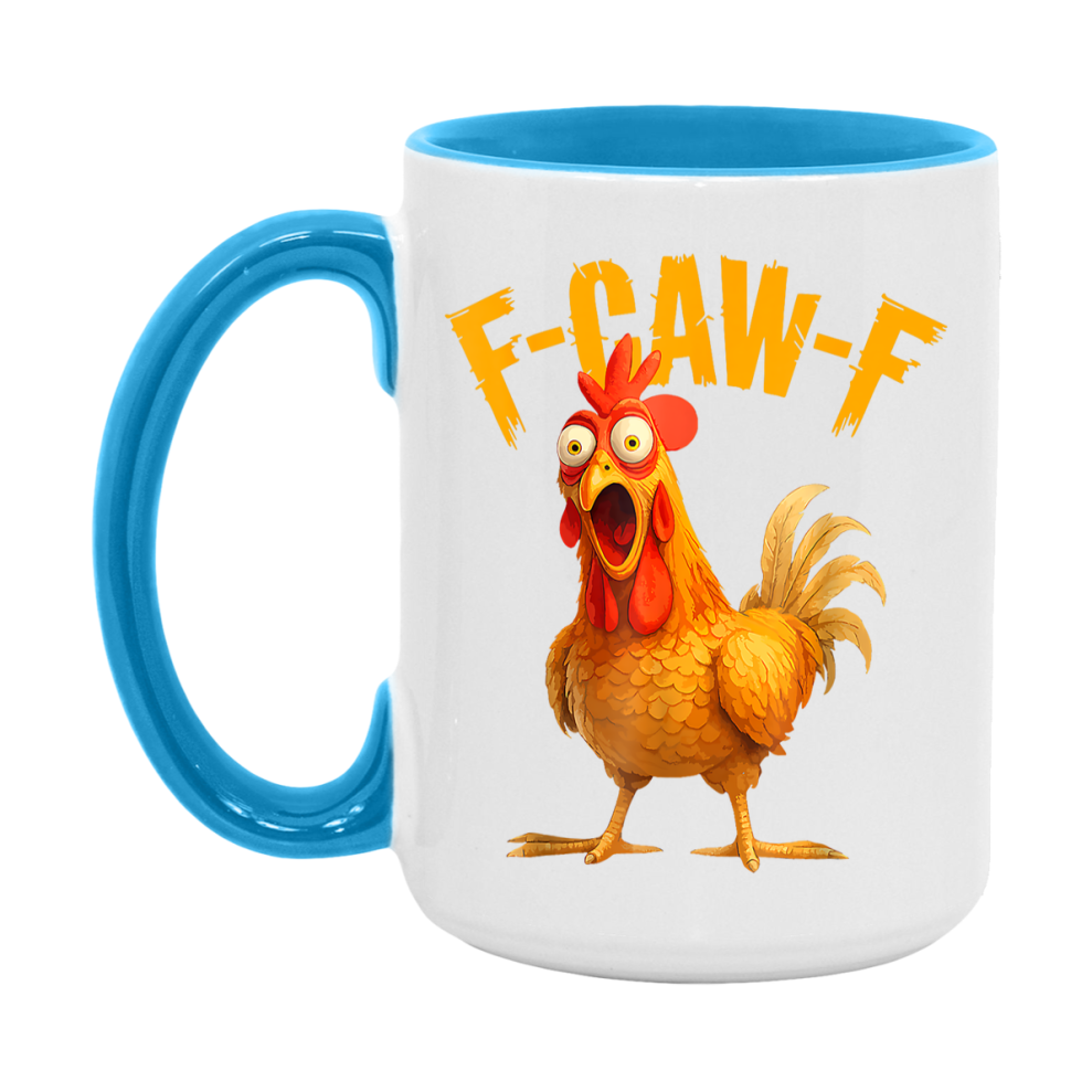 F Caw F Mug, Funny Bird Coffee Mug, 11Oz Or 15Oz Ceramic Cup
