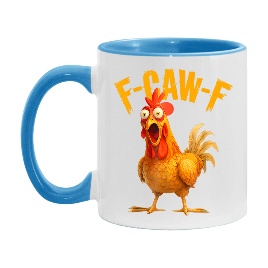 F Caw F Mug, Funny Bird Coffee Mug, 11Oz Or 15Oz Ceramic Cup