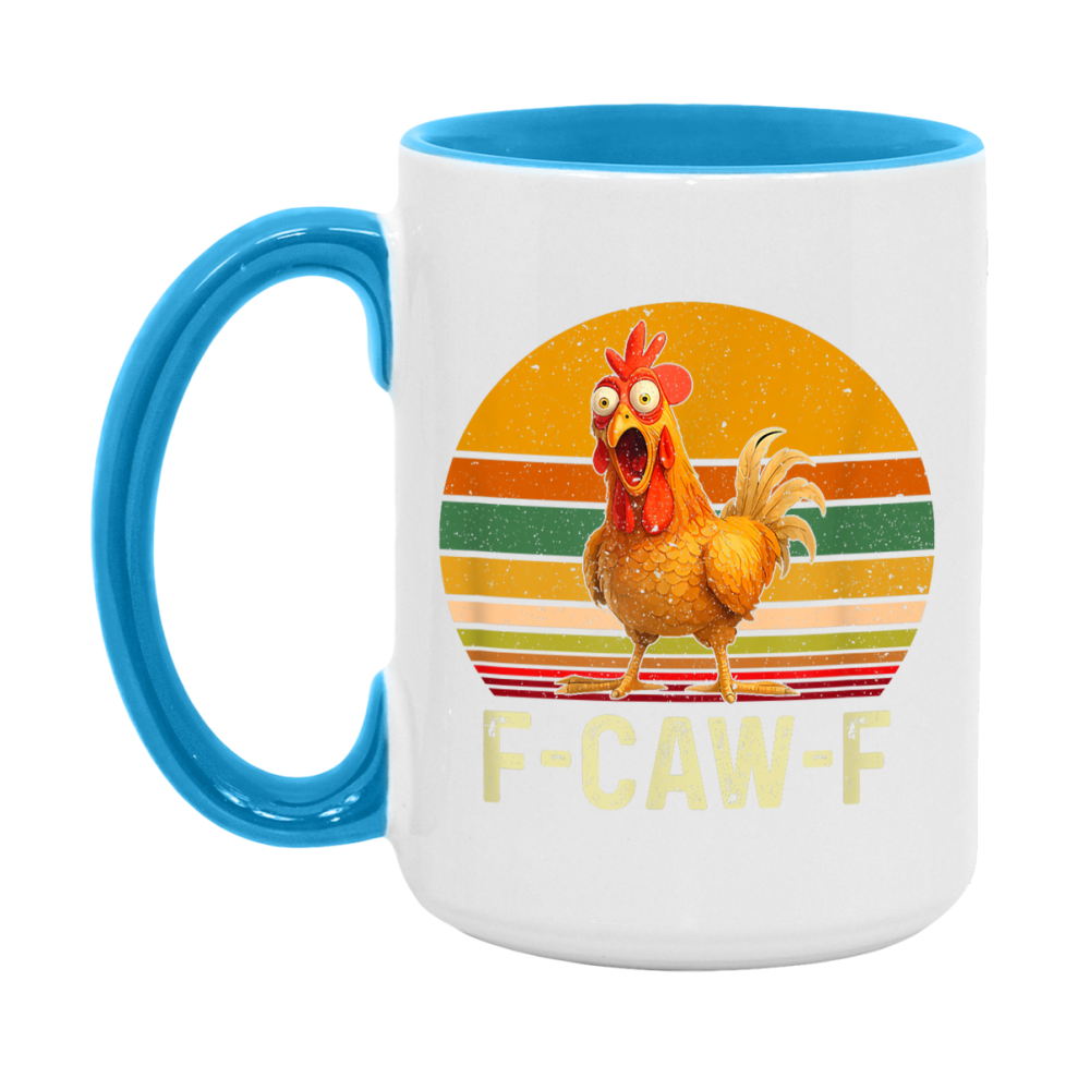F Caw F Mug, Funny Bird Coffee Mug, 11Oz Or 15Oz Ceramic Cup