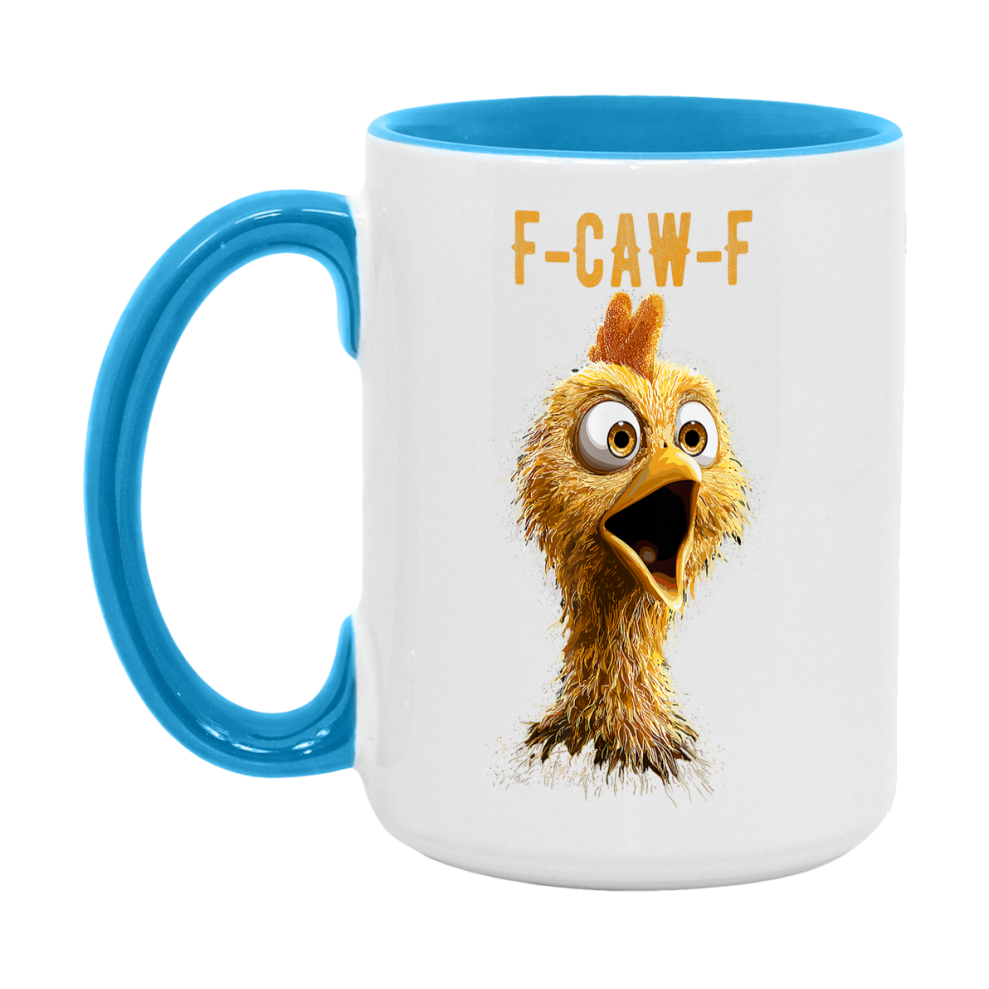 F Caw F Mug, Funny Bird Coffee Mug, 11Oz Or 15Oz Ceramic Cup