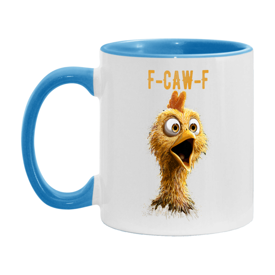 F Caw F Mug, Funny Bird Coffee Mug, 11Oz Or 15Oz Ceramic Cup