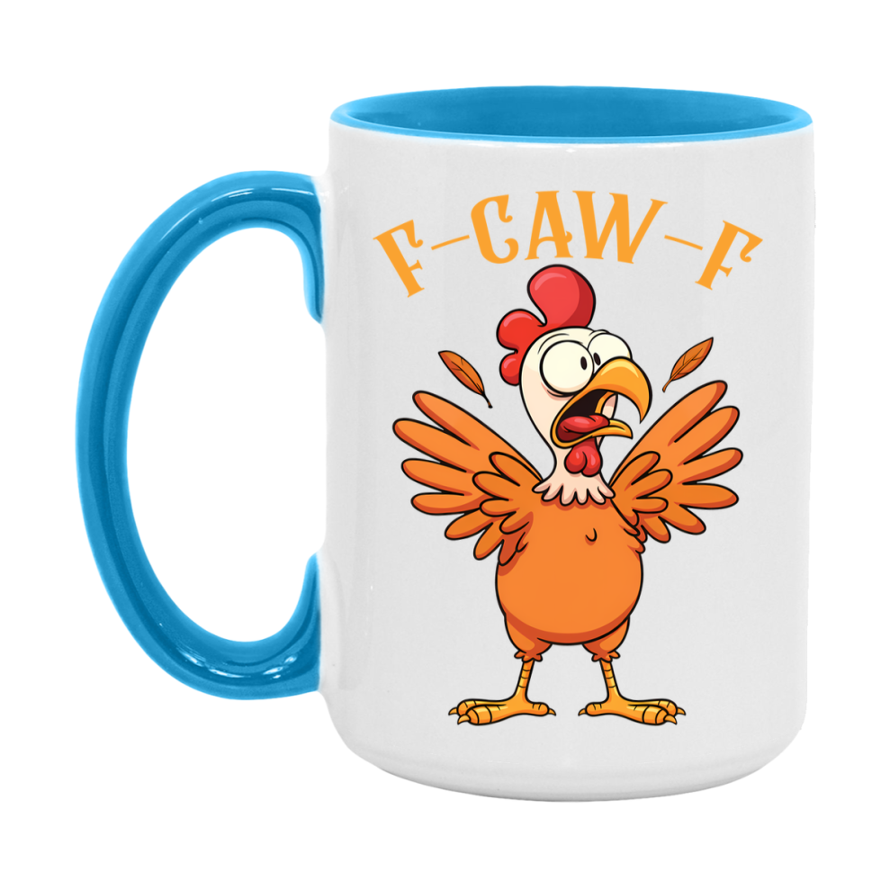 F Caw F Mug, Funny Bird Coffee Mug, 11Oz Or 15Oz Ceramic Cup