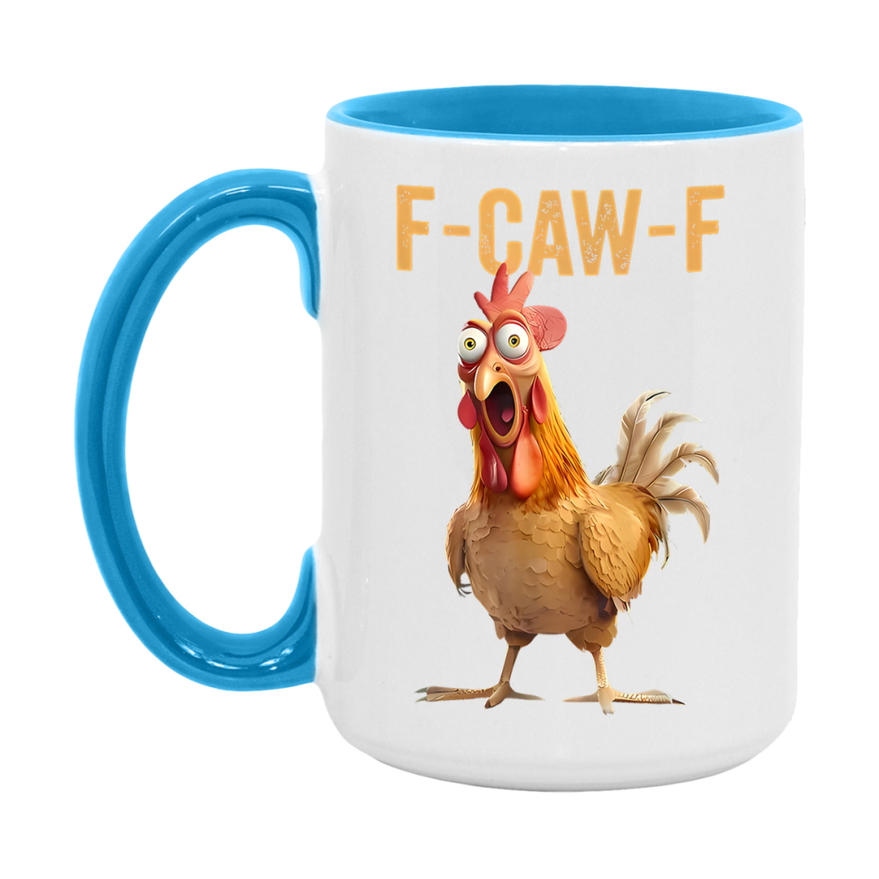 F Caw F Mug, Funny Bird Coffee Mug, 11Oz Or 15Oz Ceramic Cup