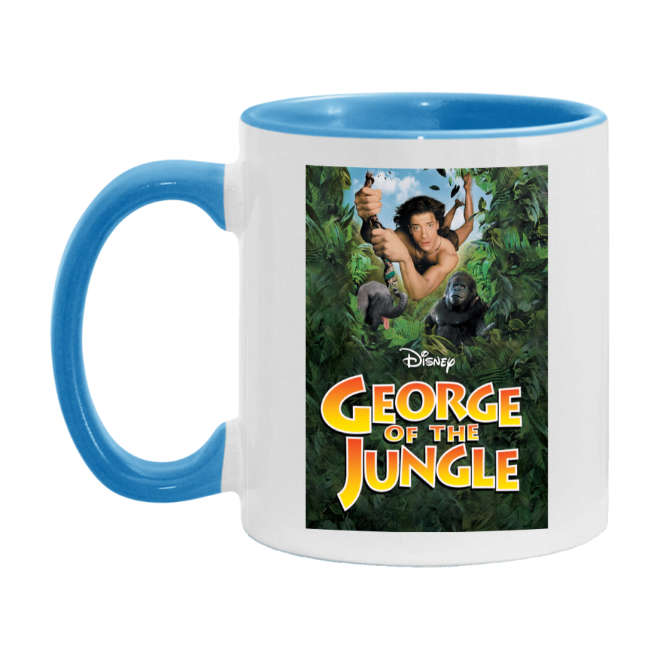 90S Movie Mug George Of The Jungle (1997