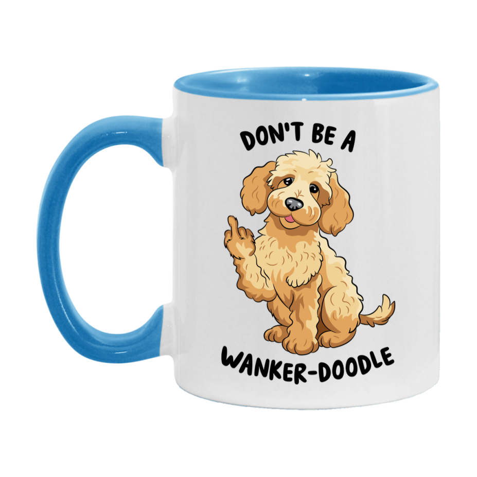 Don’t Be A Wanker Doodle Mug, 11Oz Or 15Oz Coffee Cup