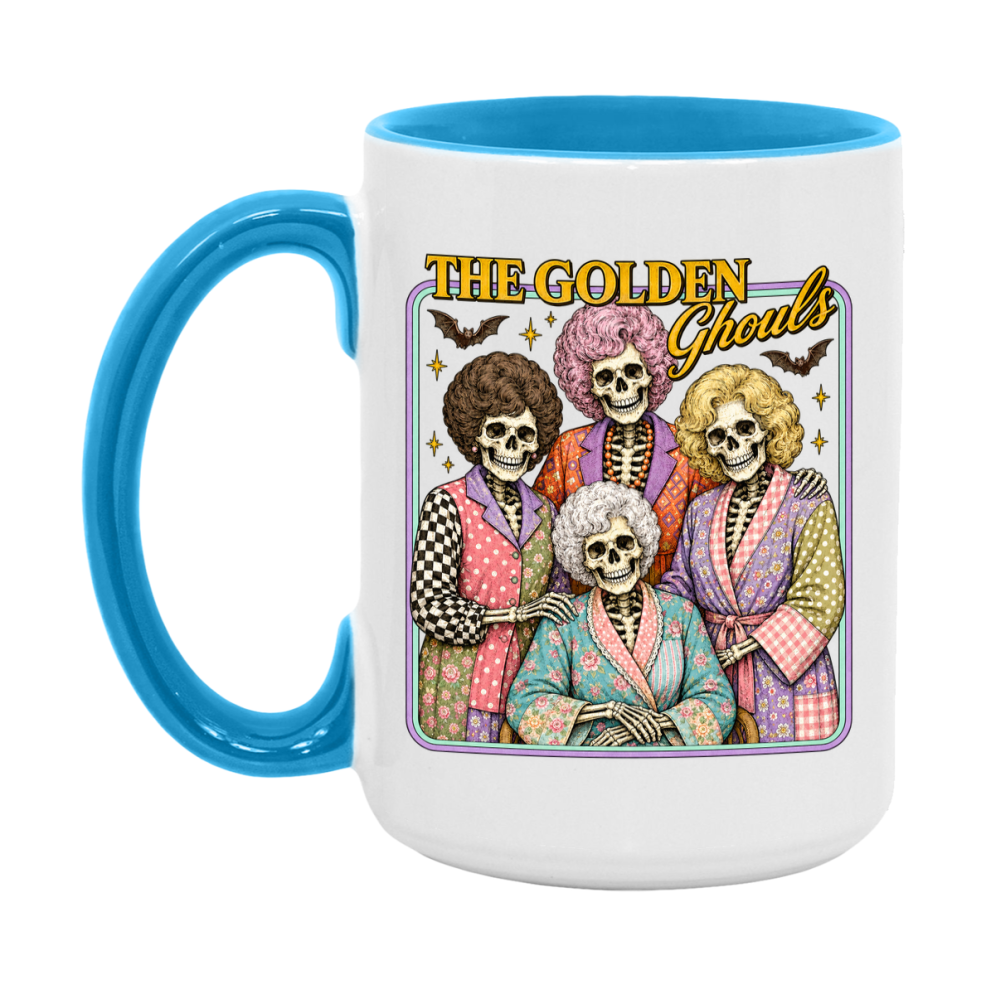 The Golden Ghouls Mug - Halloween Coffee Mug, 11Oz Or 15Oz Ceramic Cup