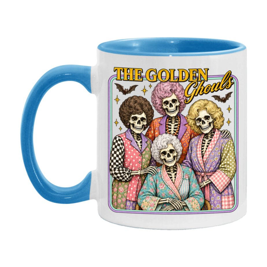 The Golden Ghouls Mug - Halloween Coffee Mug, 11Oz Or 15Oz Ceramic Cup
