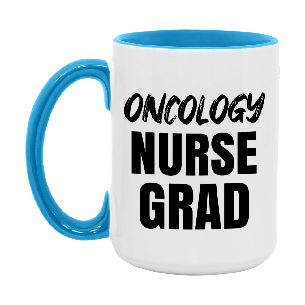 Oncology Nurse Grad Coffee Mug - Ceramic Nursing Graduation Gift
