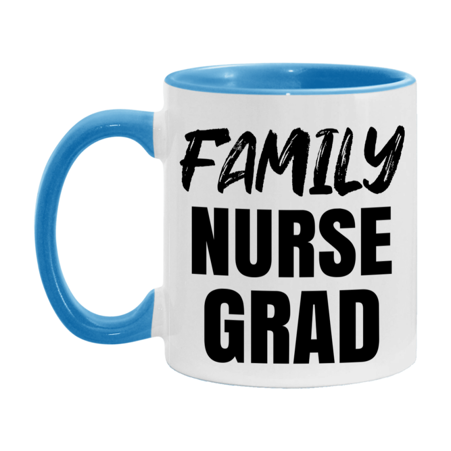 Family Nurse Grad Coffee Mug - Ceramic Nursing Graduation Gift