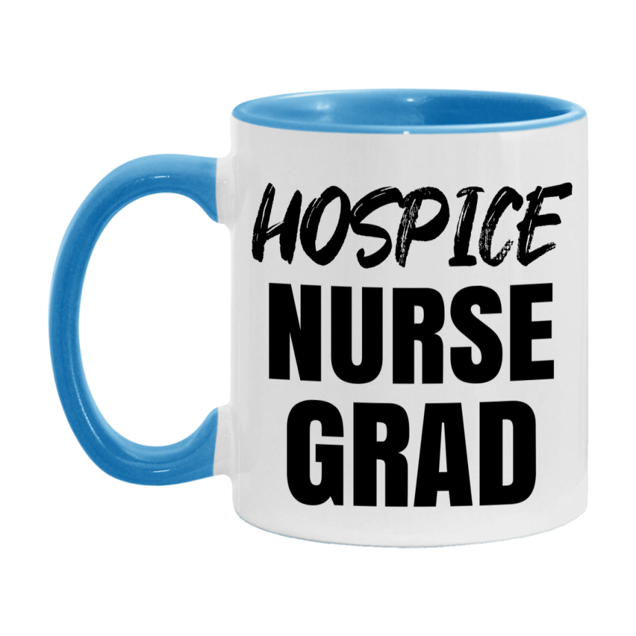 Hospice Nurse Grad Coffee Mug - Ceramic Nursing Graduation Gift