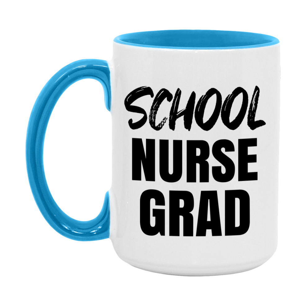 School Nurse Grad Coffee Mug - Ceramic Nursing Graduation Gift