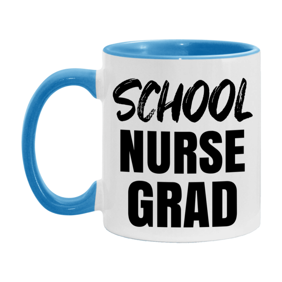 School Nurse Grad Coffee Mug - Ceramic Nursing Graduation Gift