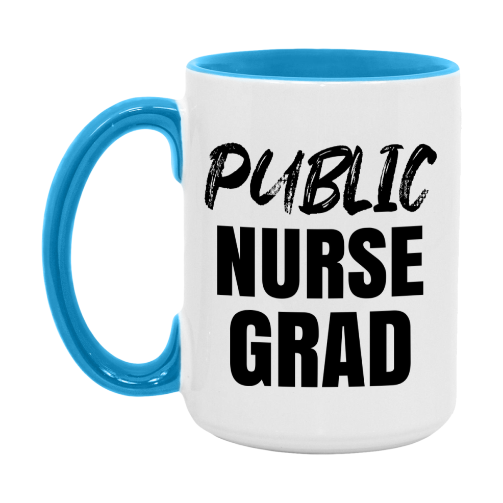 Public Nurse Grad Coffee Mug - Ceramic Nursing Graduation Gift