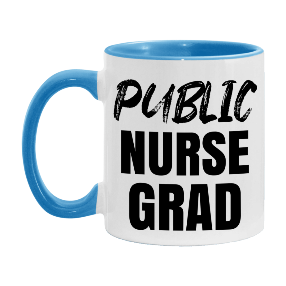 Public Nurse Grad Coffee Mug - Ceramic Nursing Graduation Gift