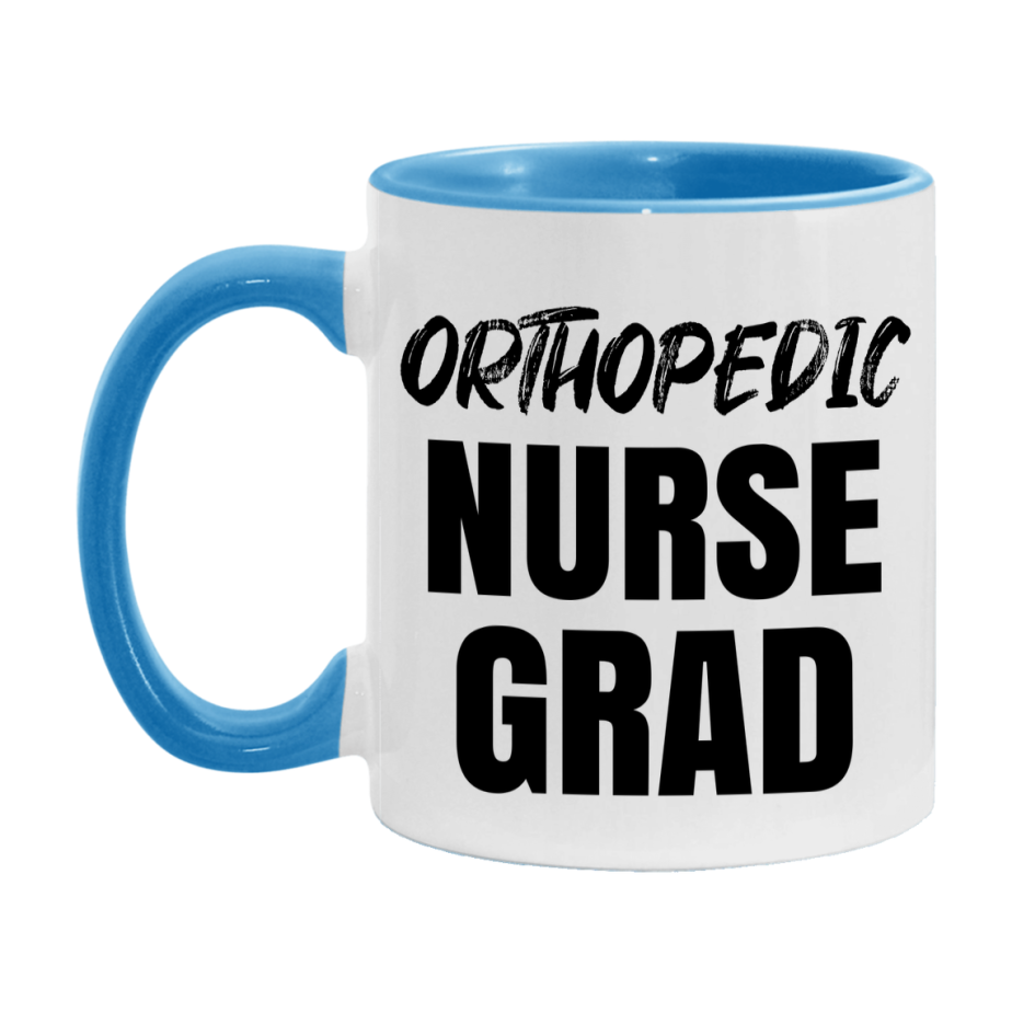 Orthopedic Nurse Grad Coffee Mug - Ceramic Nursing Graduation Gift