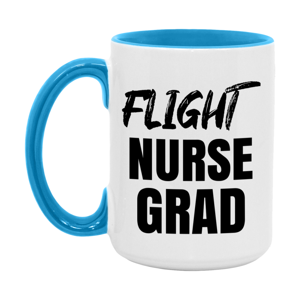 Flight Nurse Grad Coffee Mug - Ceramic Nursing Graduation Gift
