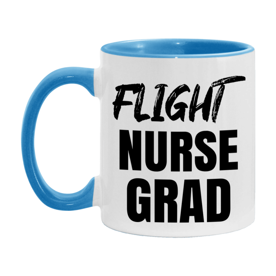 Flight Nurse Grad Coffee Mug - Ceramic Nursing Graduation Gift