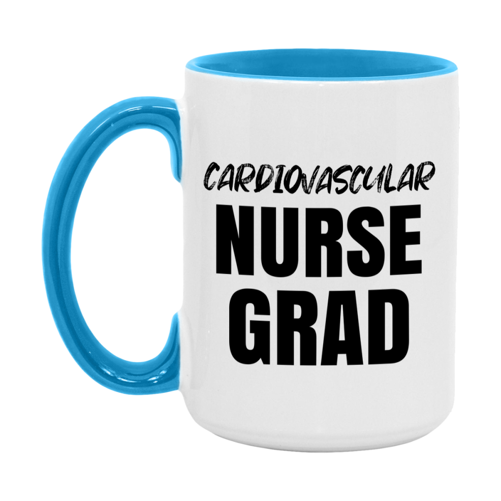 Cardiovascular Nurse Grad Coffee Mug - Ceramic Nursing Graduation Gift