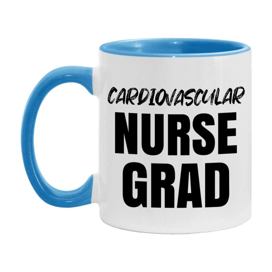 Cardiovascular Nurse Grad Coffee Mug - Ceramic Nursing Graduation Gift