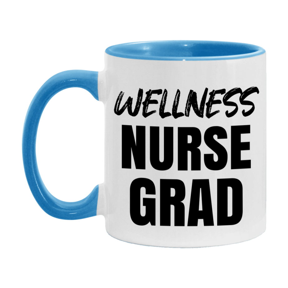 Wellness Nurse Grad Coffee Mug - Ceramic Nursing Graduation Gift
