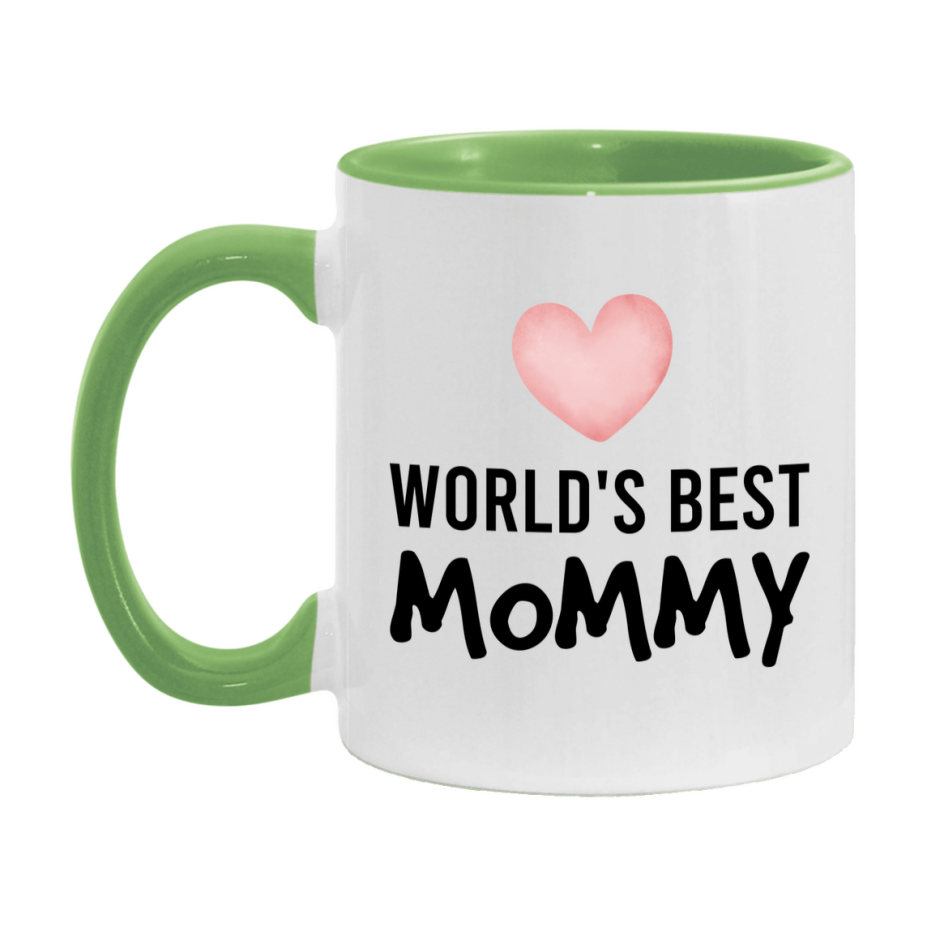 World's Best Mommy Mug, Mommy Superlative Coffee Mug, 11oz or 15oz Ceramic Cup, Gift for Mommy