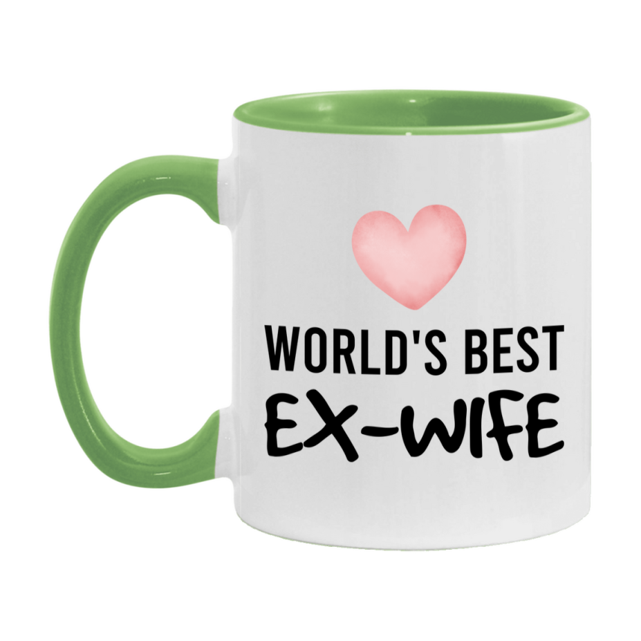 World's Best Ex-Wife Mug, Ex-Wife Superlative Coffee Mug, 11oz or 15oz Ceramic Cup, Gift for Ex-Wife
