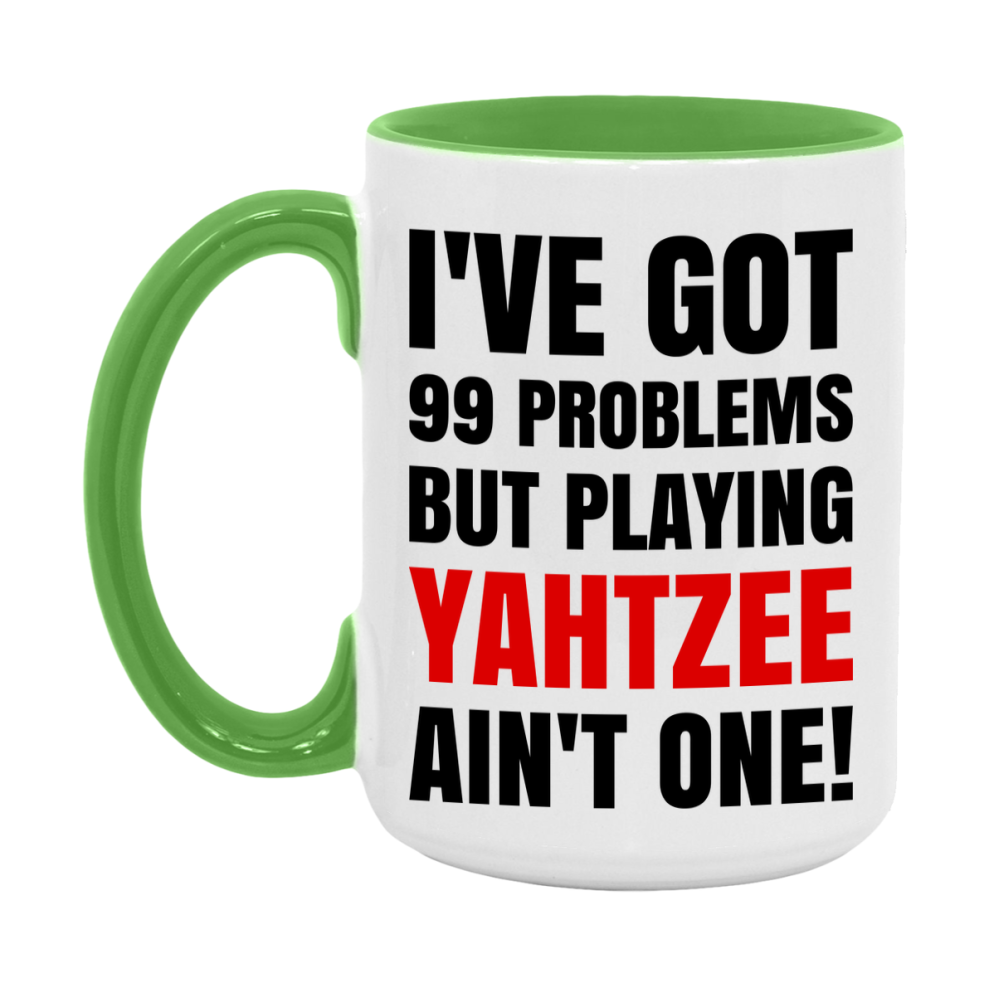Funny Board Game Mug Gift, I've Got 99 Problems But Playing Board Games Ain't One! 11oz or 15oz Ceramic Coffee Mug for Board Game Lovers