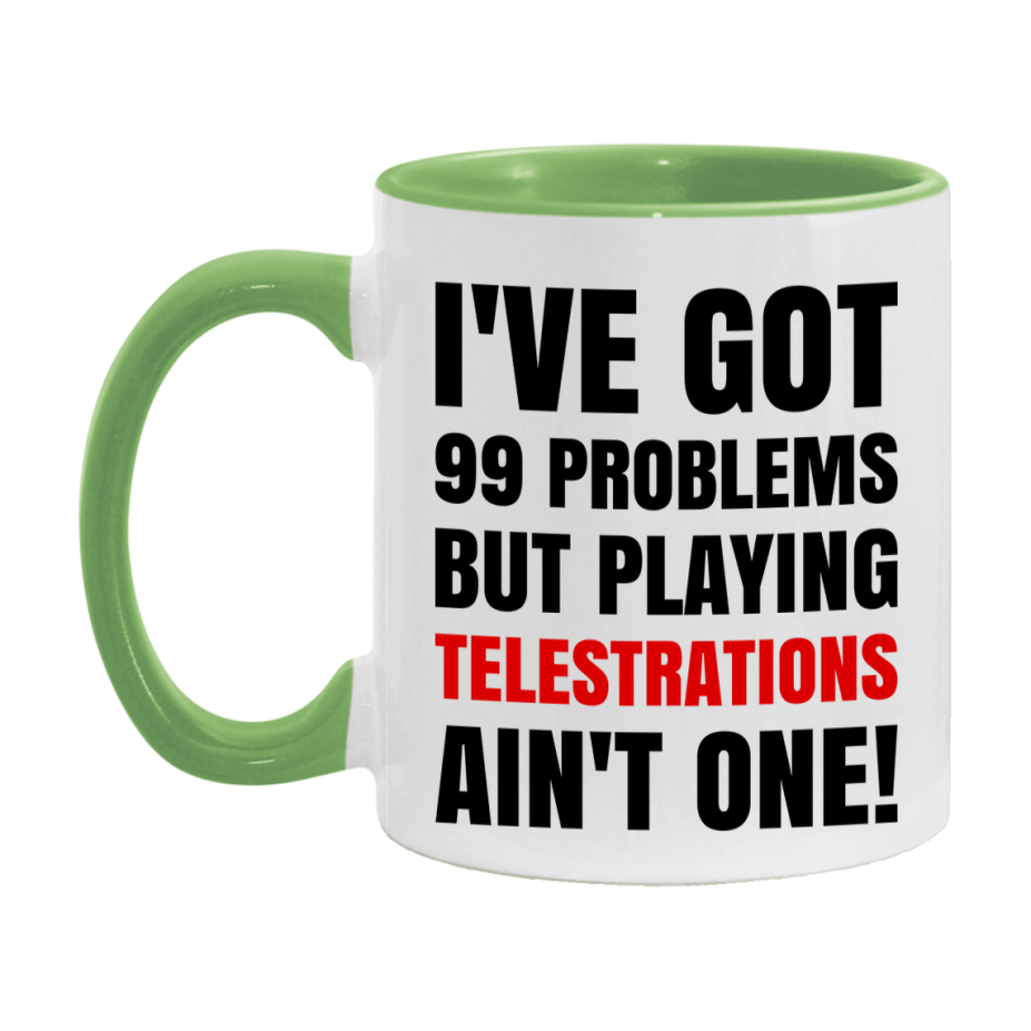 Funny Board Game Mug Gift, I've Got 99 Problems But Playing Board Games Ain't One! 11oz or 15oz Ceramic Coffee Mug for Board Game Lovers