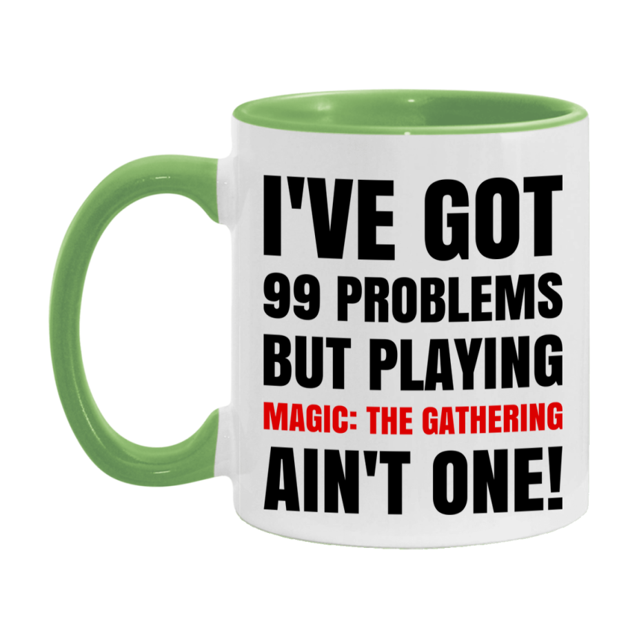 Funny Board Game Mug Gift, I've Got 99 Problems But Playing Board Games Ain't One! 11oz or 15oz Ceramic Coffee Mug for Board Game Lovers