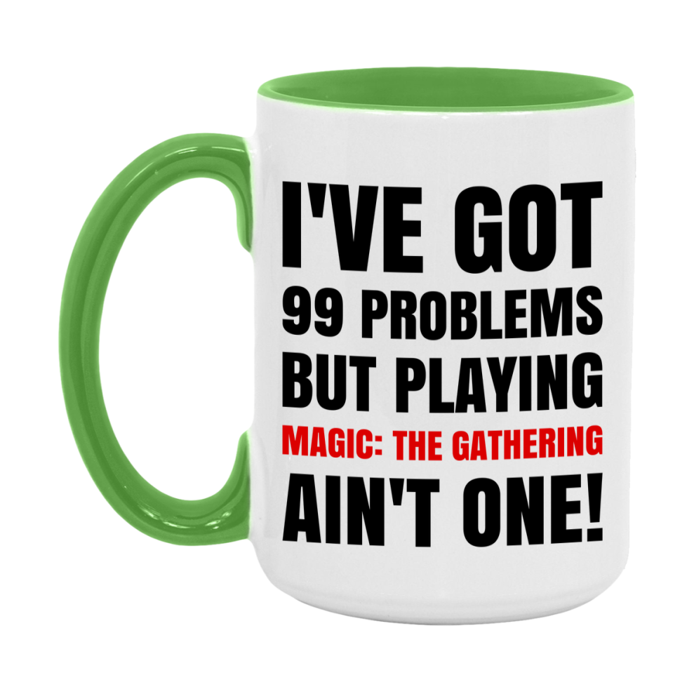 Funny Board Game Mug Gift, I've Got 99 Problems But Playing Board Games Ain't One! 11oz or 15oz Ceramic Coffee Mug for Board Game Lovers