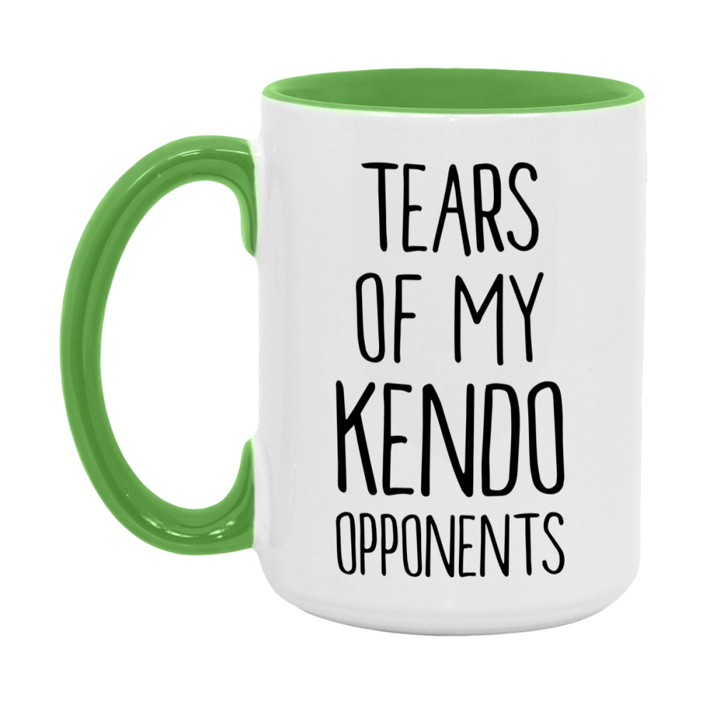 Funny Martial Arts Mug - "Tears Of My Kendo Opponents" - 11Oz Or 15Oz White Ceramic Coffee Cup