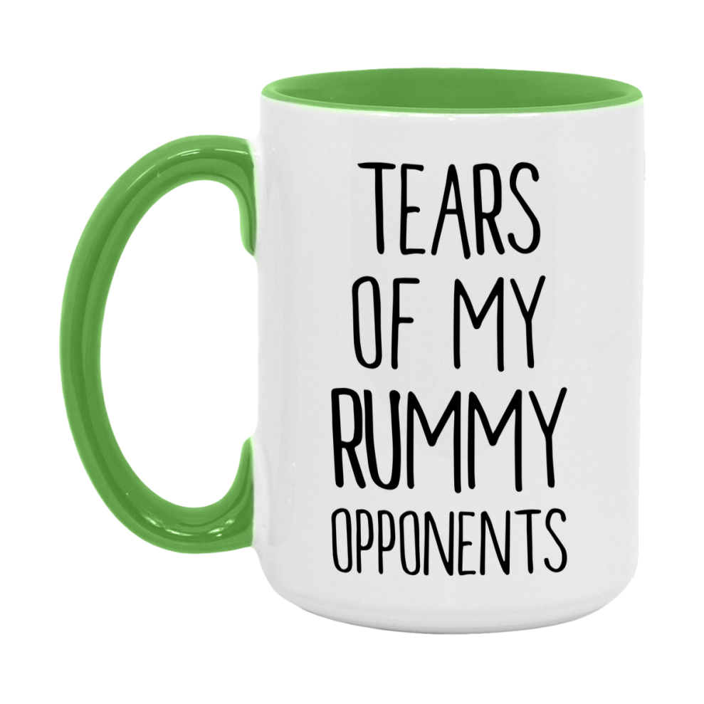 Funny Rummy Mug – “Tears Of My Rummy Opponents” – 11Oz Or 15Oz Coffee Cup