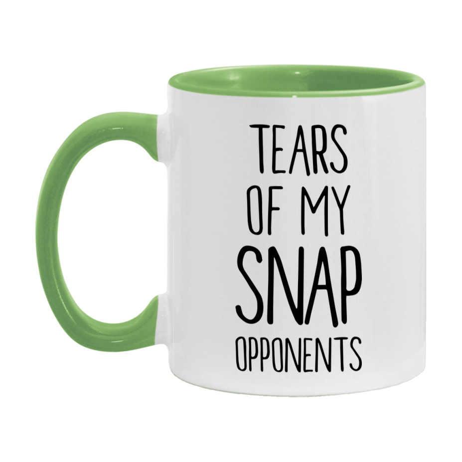 Funny Snap Mug – “Tears Of My Snap Opponents” – 11Oz Or 15Oz Coffee Cup