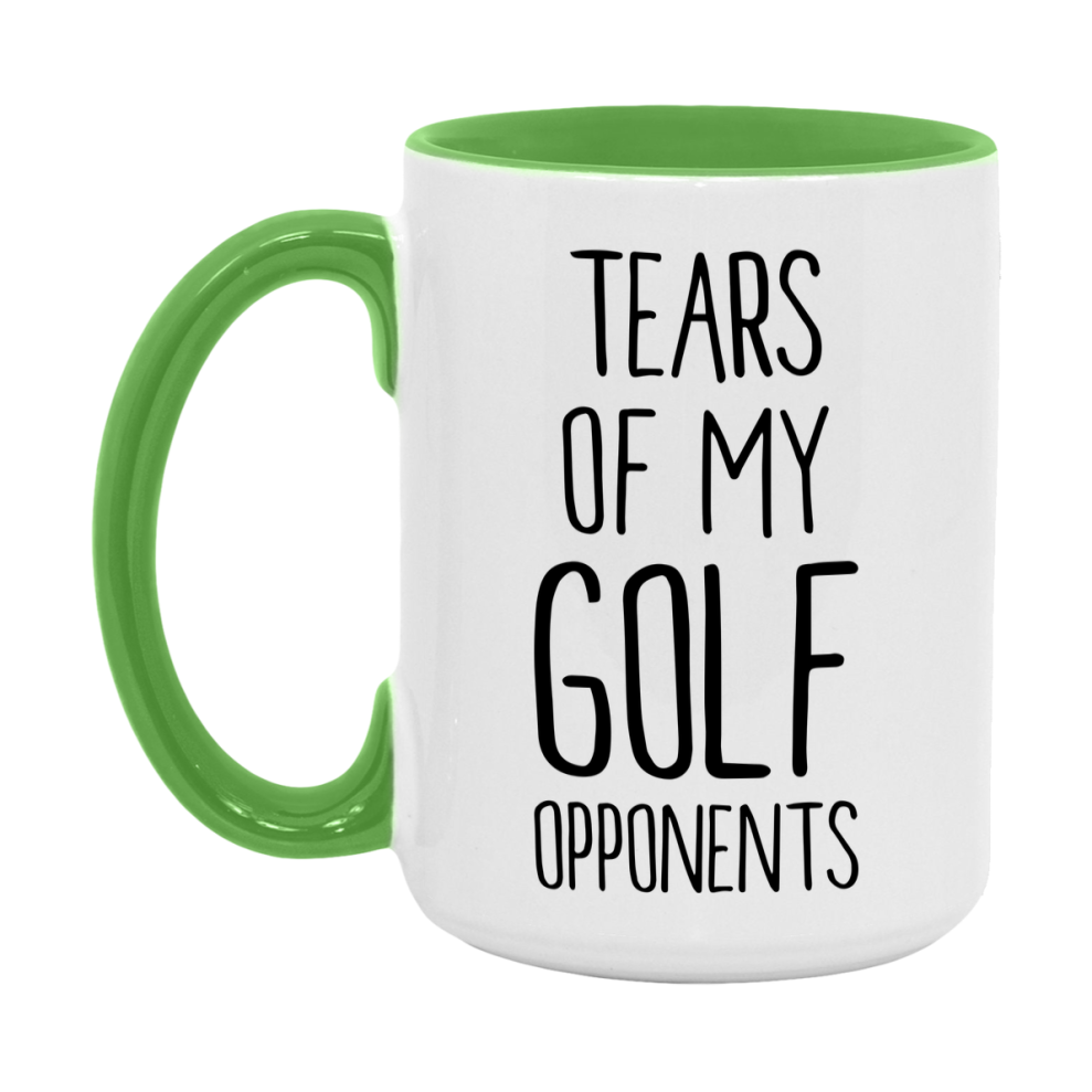 Funny Golf Mug – “Tears Of My Golf Opponents” – 11Oz Or 15Oz Coffee Cup