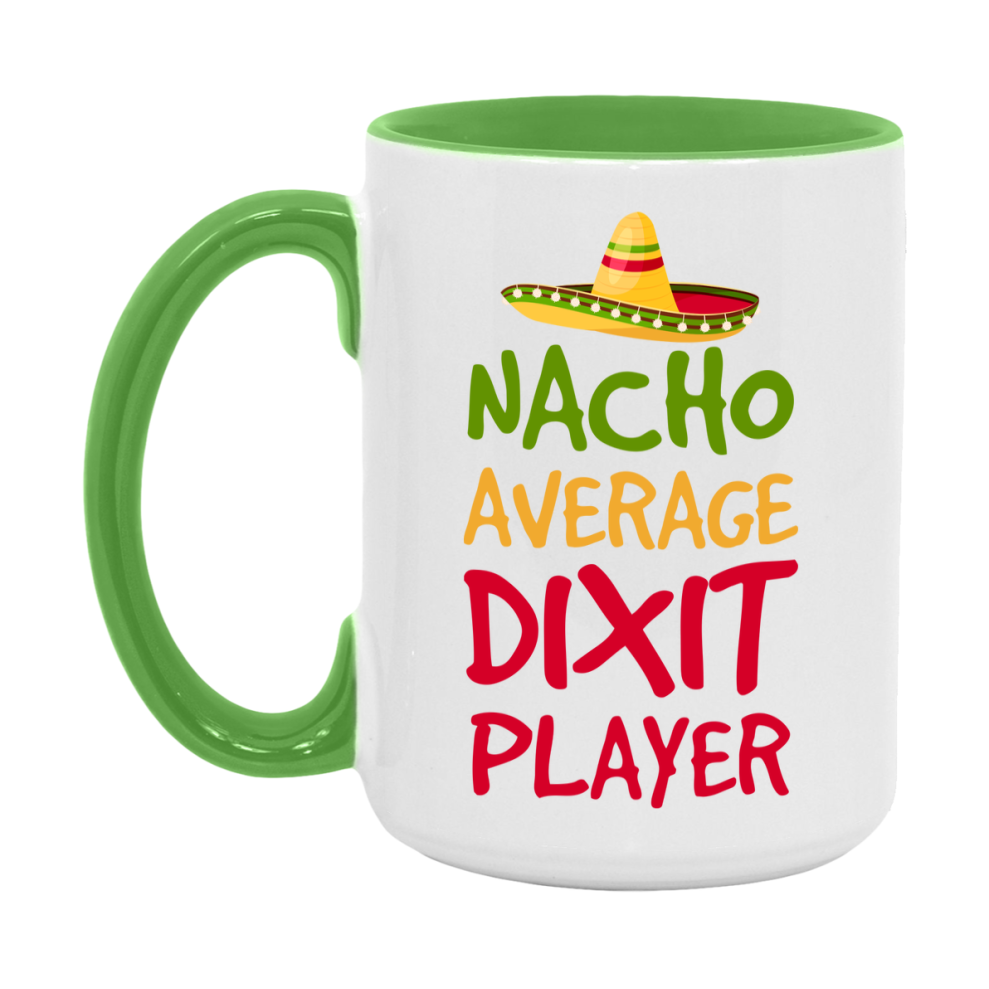 Funny Nacho Average Dixit Player Mug – 11Oz Or 15Oz Ceramic Coffee Cup For Card Game Lovers
