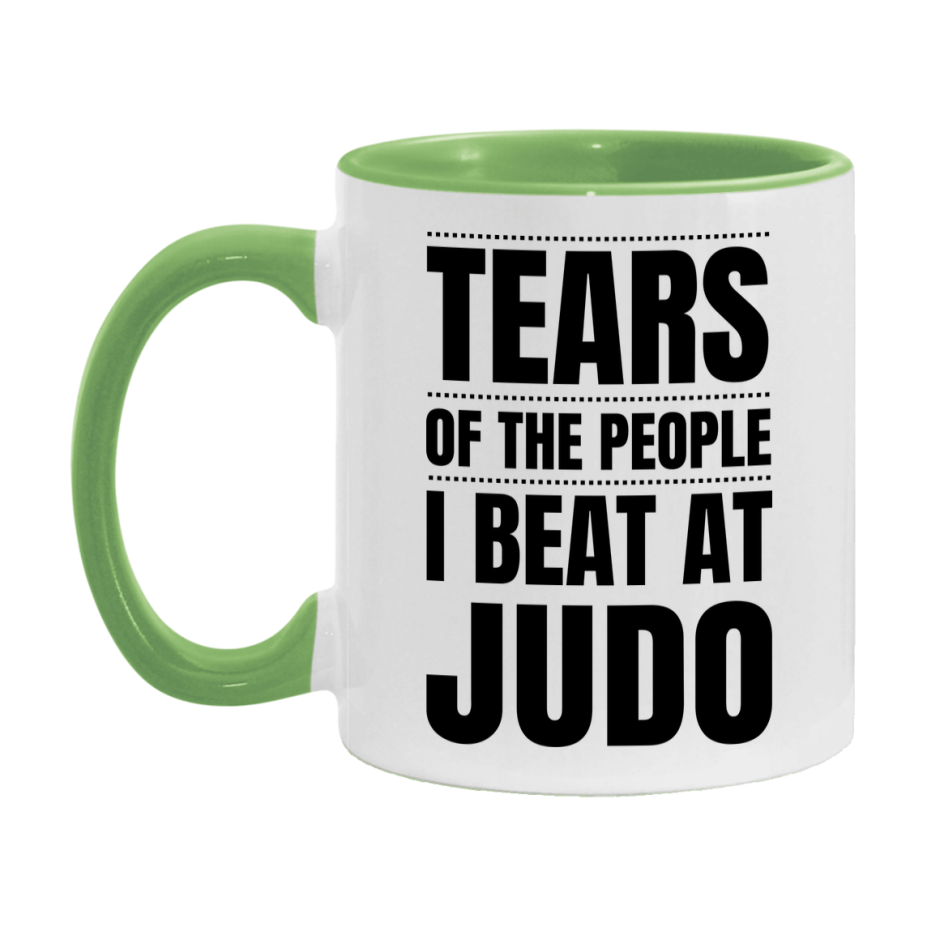 Funny Judo Mug - "Tears Of The People I Beat At Judo" - 11Oz Or 15Oz Ceramic Coffee Cup