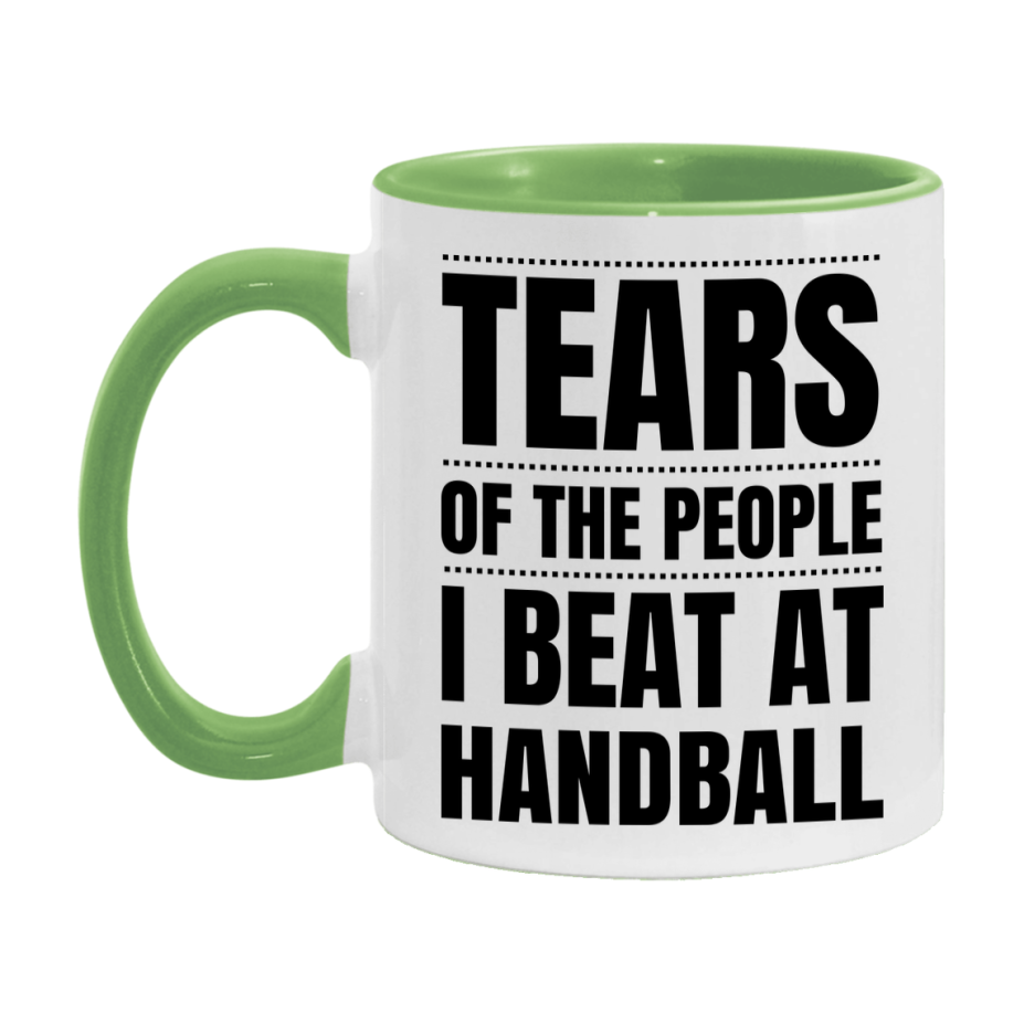 Funny Handball Mug - "Tears Of The People I Beat At Handball" - 11Oz Or 15Oz Ceramic Coffee Cup